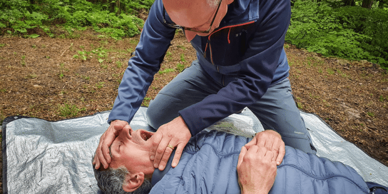 entorse secours haute montagne